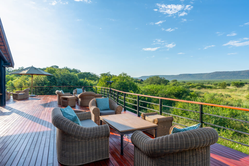 Sunny weather during dry safari season in South Africa